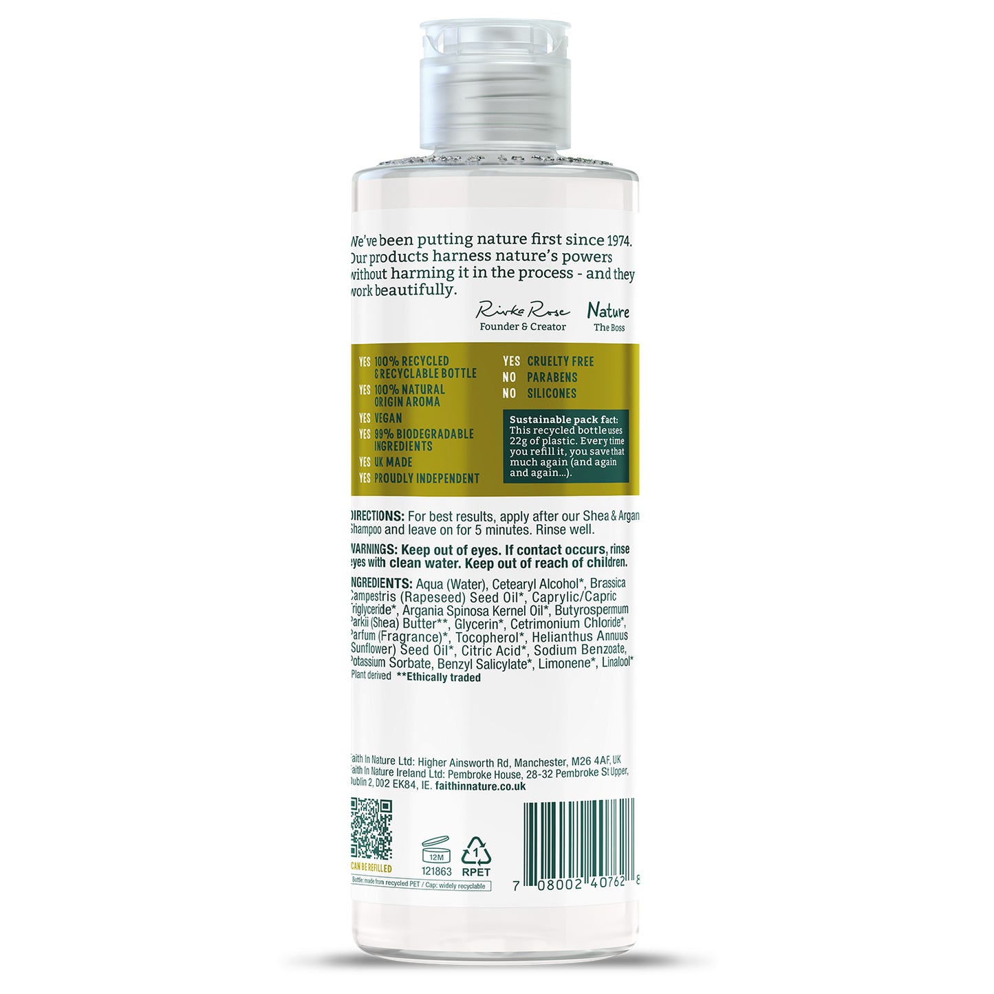 Shea & Argan Conditioner 48534B Case-6x400ml / 8.01 / 6x400ml