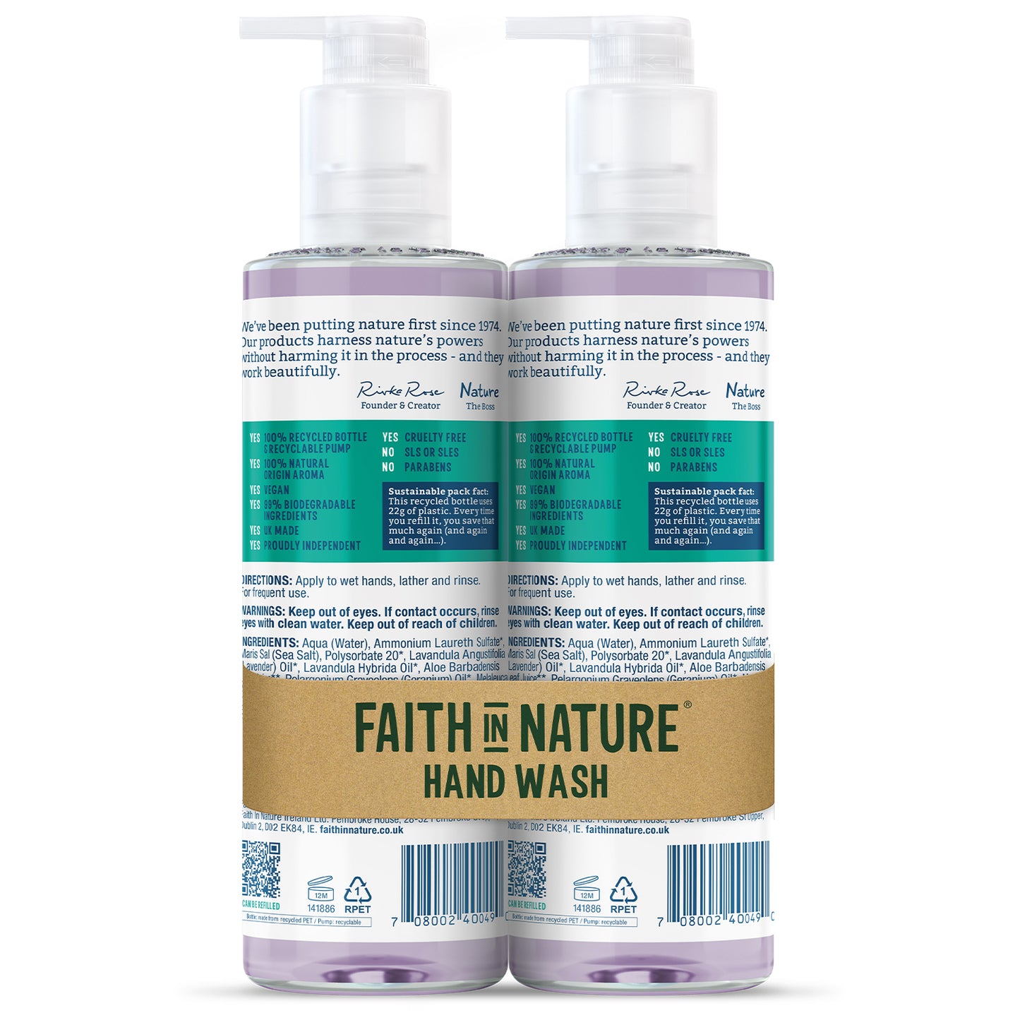 LavenderGeranium Banded Handwash 48536B Sgl-400ml / 11.70 / 2x400ml