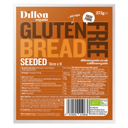 Seeded Bread GF (Org) 49053A