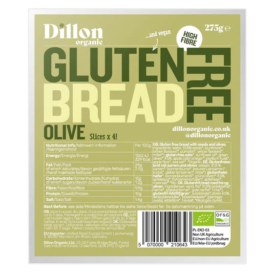 Olive Bread GF (Org) 49054A