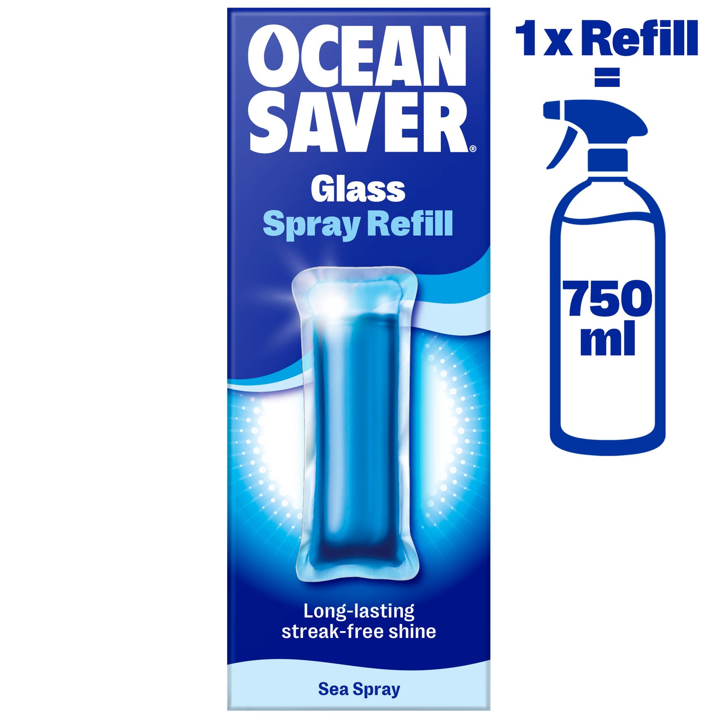 Glass Cleaner EcoDrops 49065B Case-12x10ml