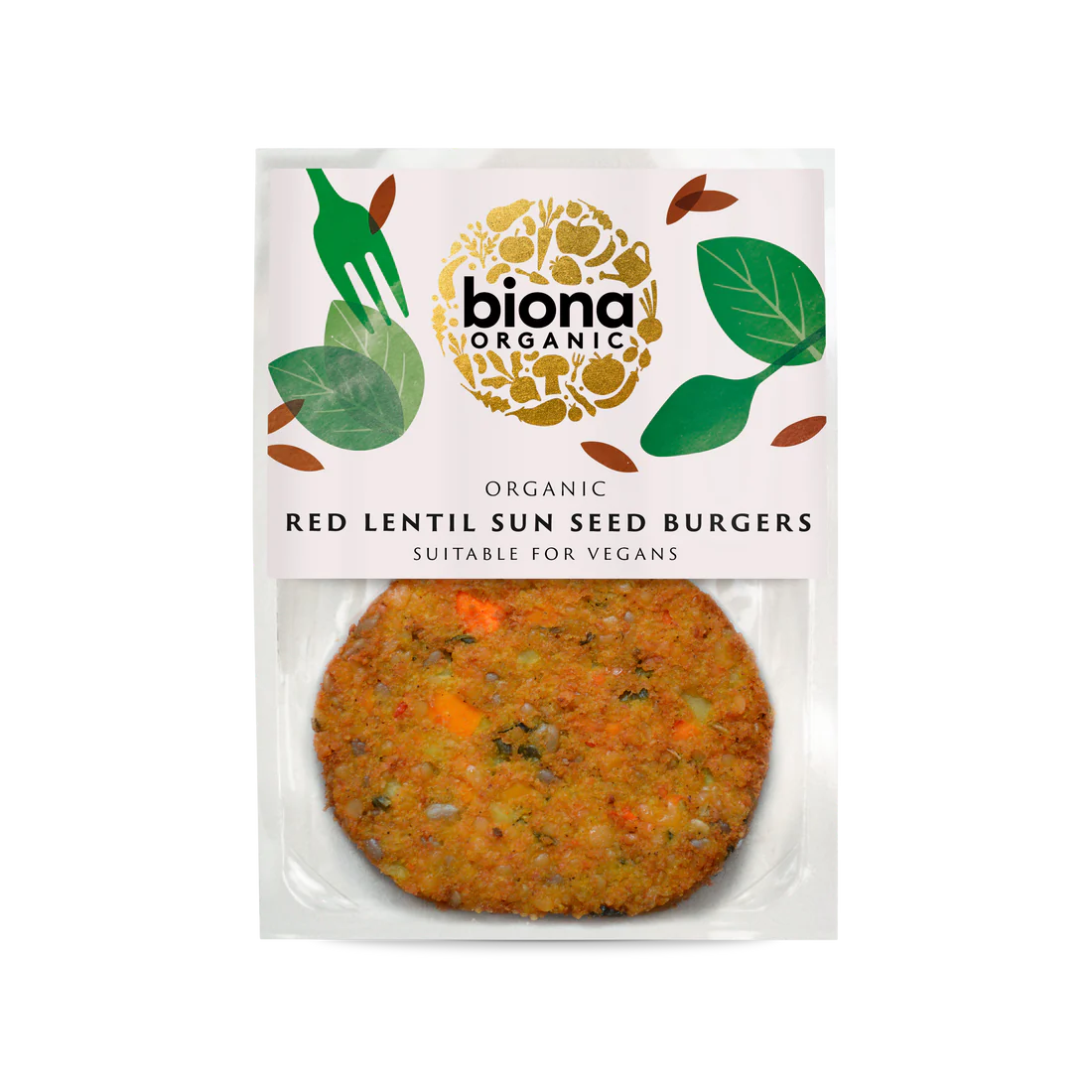 Red Lentil & Sun Seed Burger (Org) 49120A