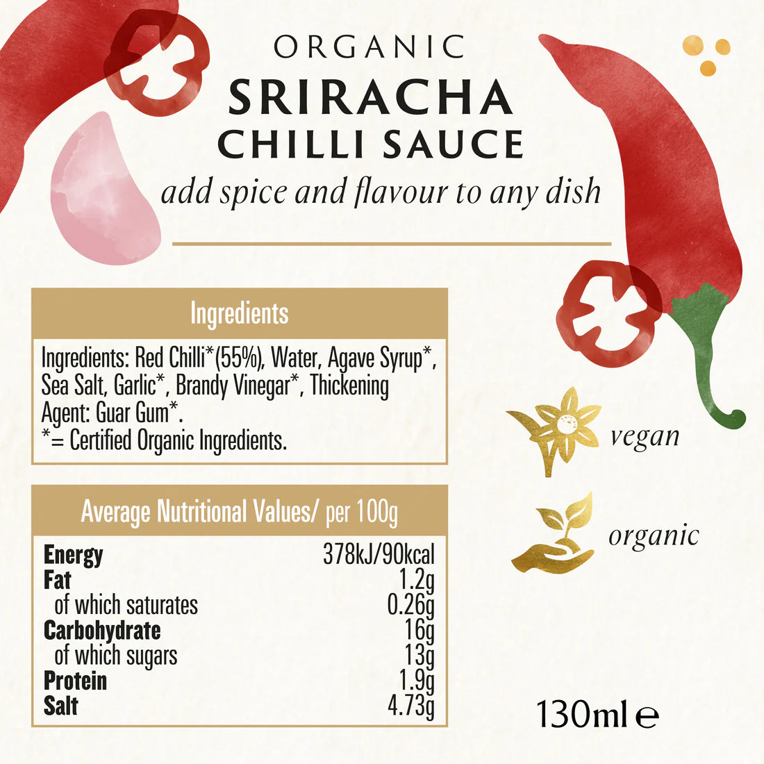 Sriracha Sauce (Org) 49332A