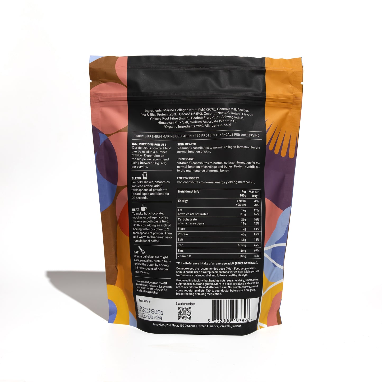 Collagen Protein Cacao Superfood Blend 49417B
