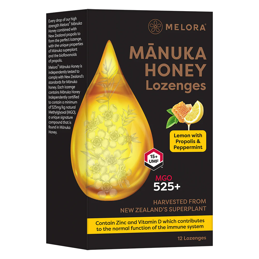 Manuka & Propolis Lozenges Lemon & P-(Melora)