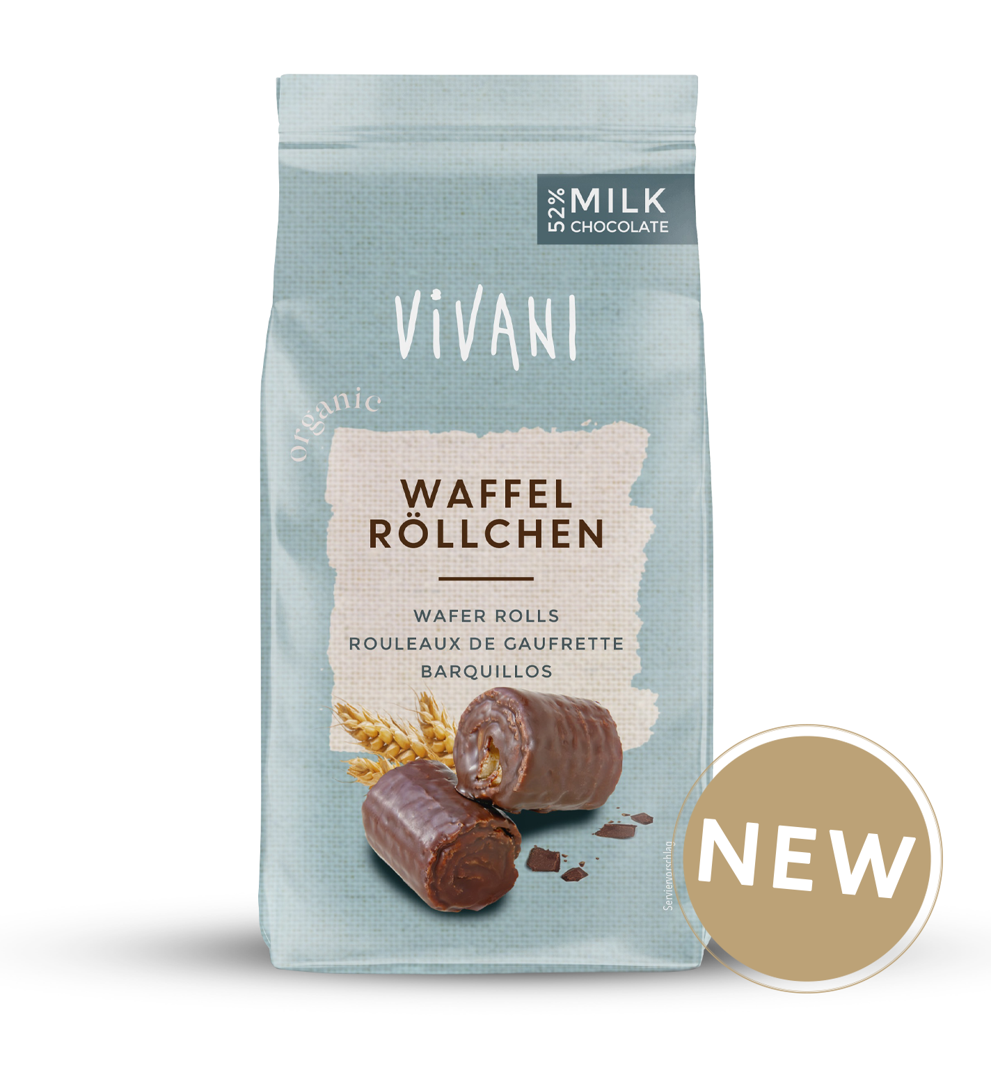 Milk Chocolate Wafer Rolls (Org) 49920A