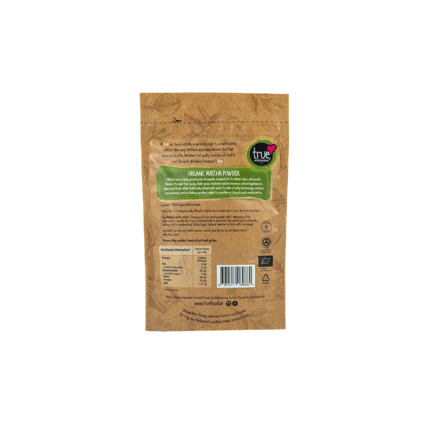 Matcha Powder (Org) 49975A Sgl-70g / 12.59 / 1x70g