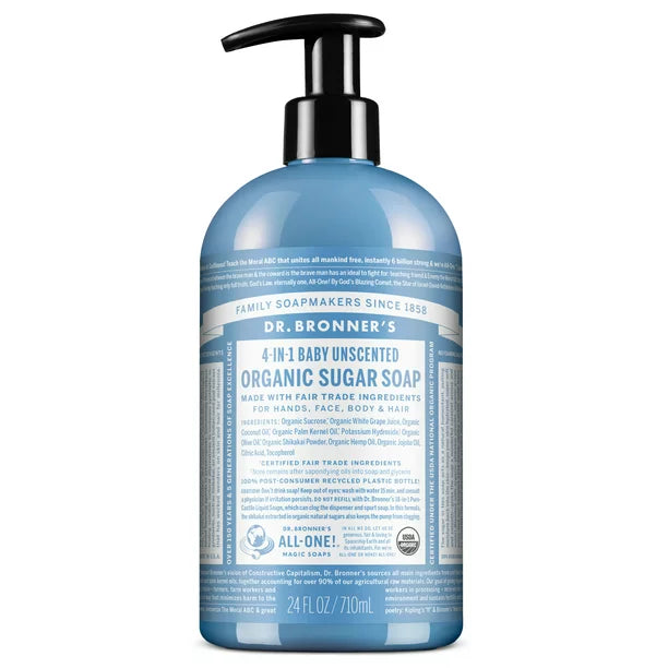4 in 1 Baby Unscented Pump Soap-24oz 40303A