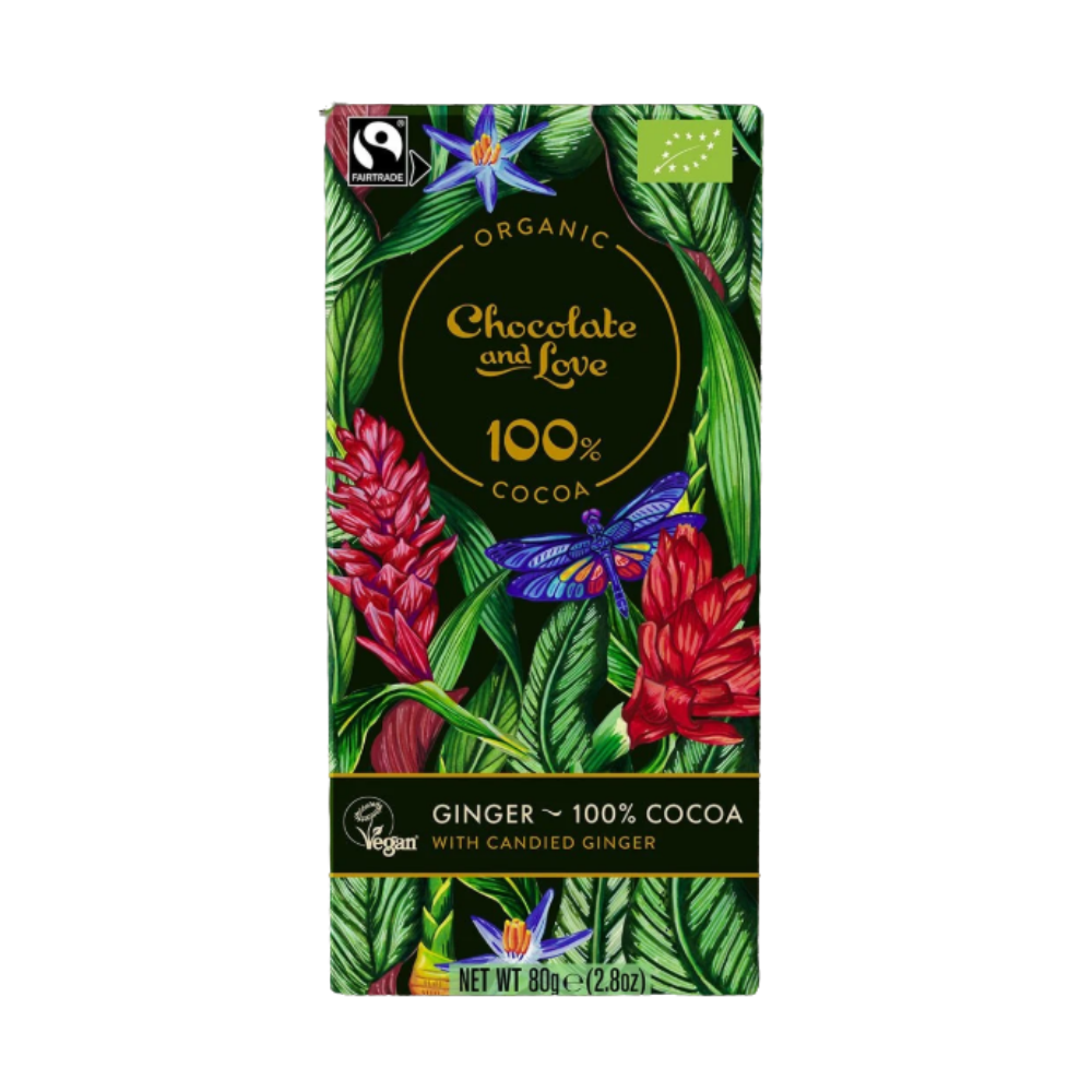 Dark Chocolate w/Candied Ginger (Org 50169A