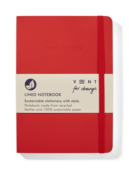A5 Note Book Red 50184B