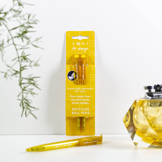 Make a Mark Recycled Pens Mustard Ye 50190B