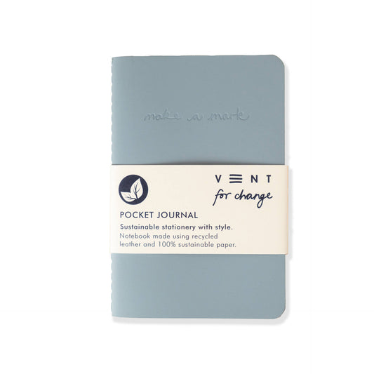 A6 Pocket Note Book Dusty Blue 50195B