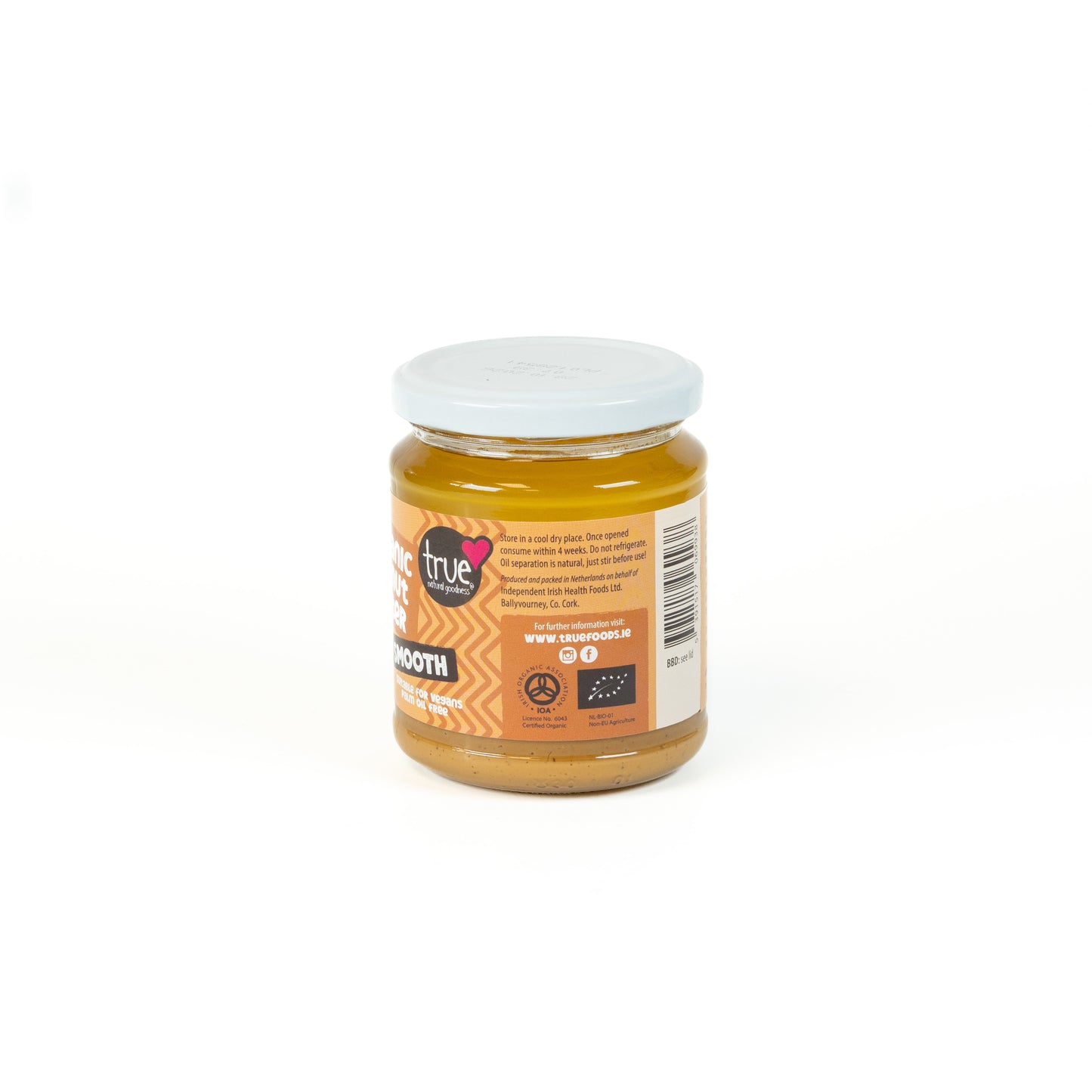 Peanut Butter Smooth (Org) 50510A Case-6x250g / 4.48 / 6x250g