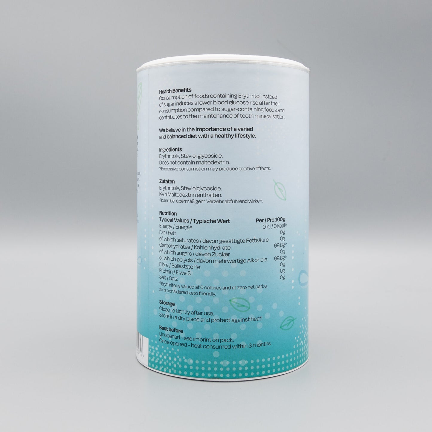 Stevia Erylite Sweetener 50761B