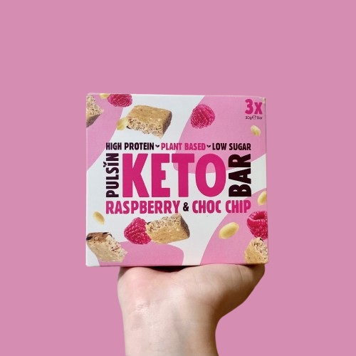 Raspberry Choc Chip Keto Bar 50923B