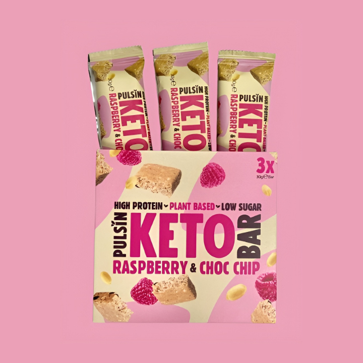 Raspberry Choc Chip Keto Bar 50923B