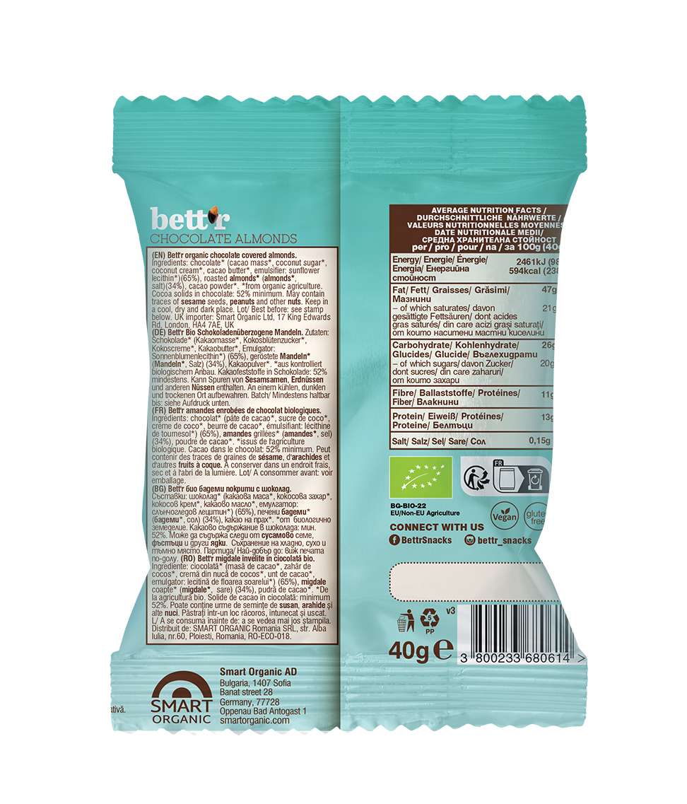 Chocolate Covered Almonds (Org) 51073A