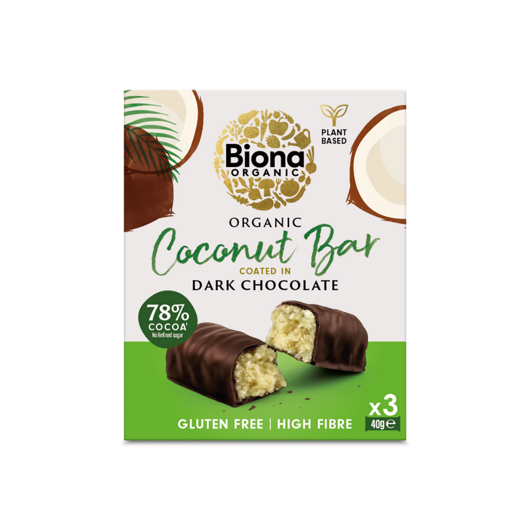 Dark Choc Coconut Bar (Org) 51729A