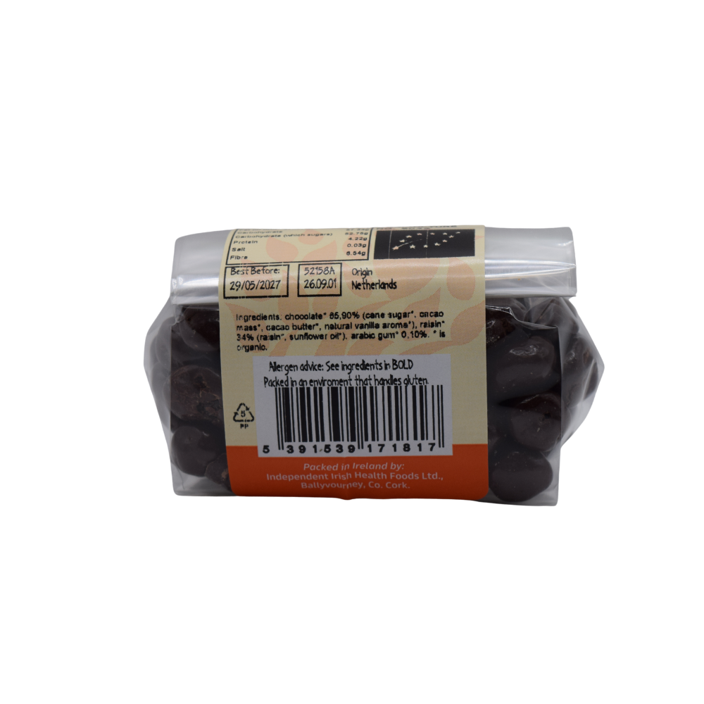 Raisins Dark Chocolate (Org) 52158A