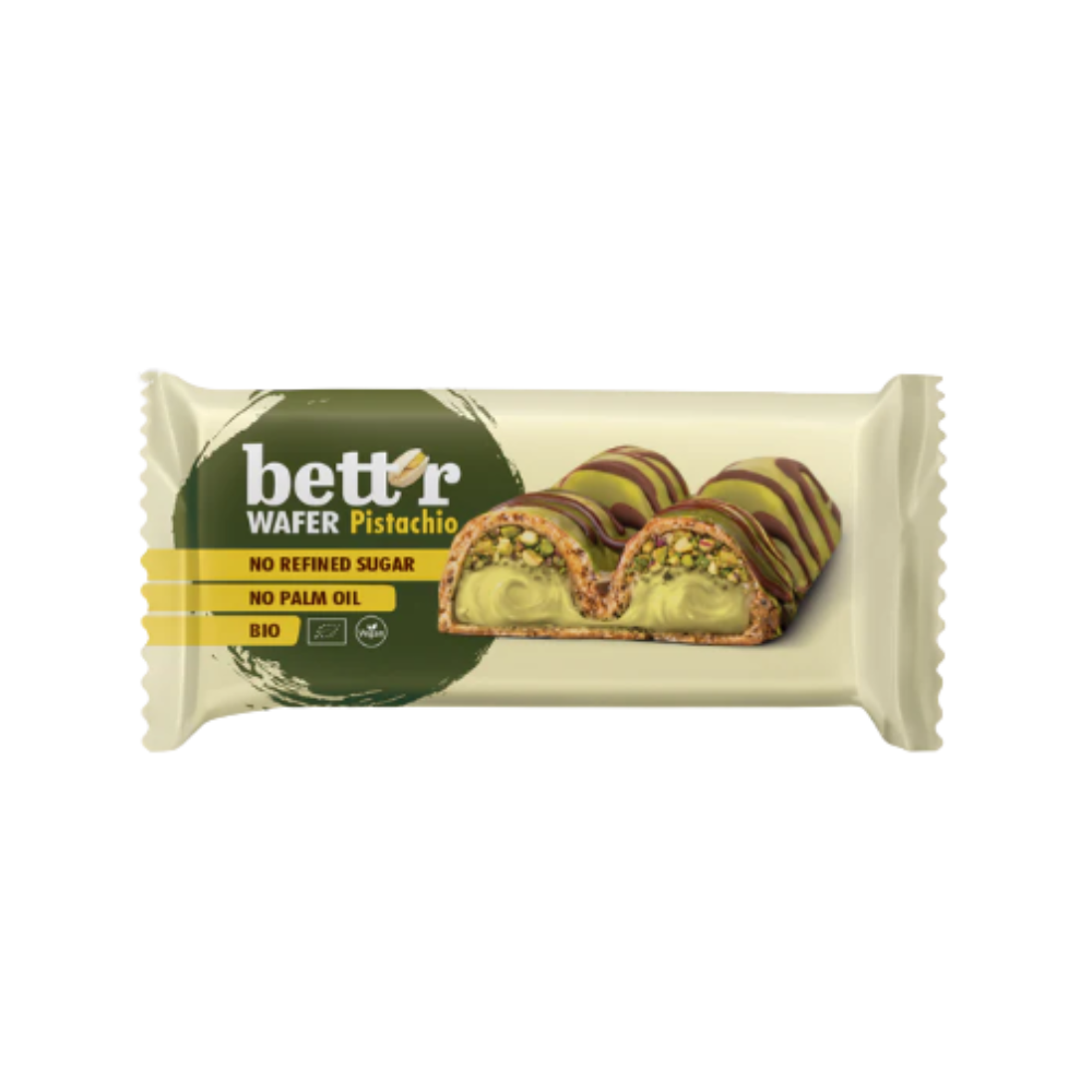 Wafer Bar W/Pistachio Cream (Org) 52192A