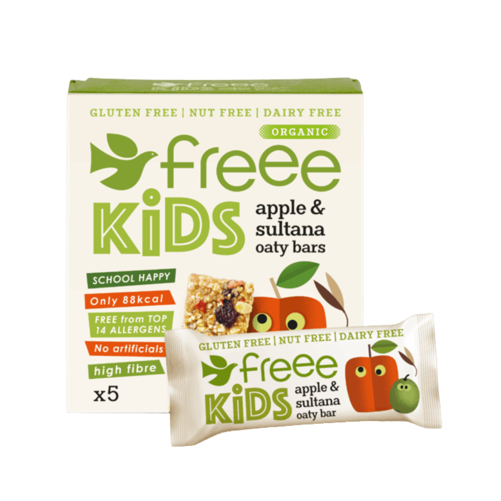 Freee Apple & Sultana Kids Oaty Bars 52196A