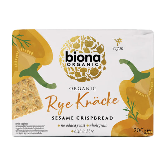 Rye Knäcke Sesame Crispbread (Org) 47258A