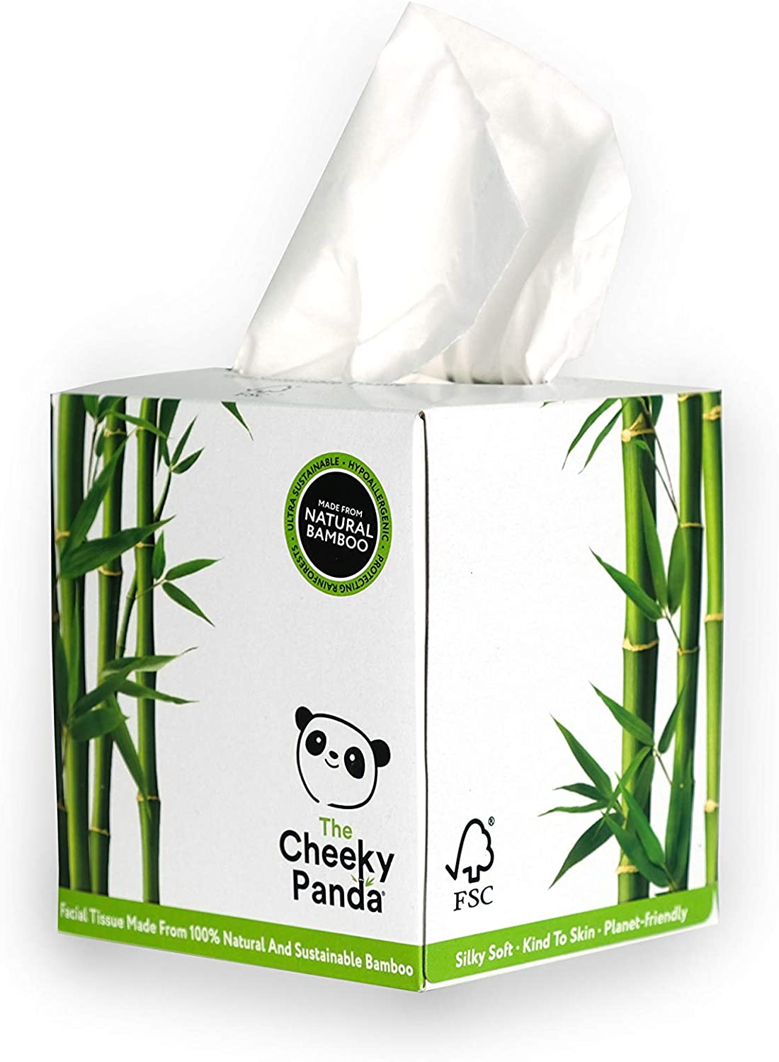 Bamboo Facial Tissue Cube Box 43081B