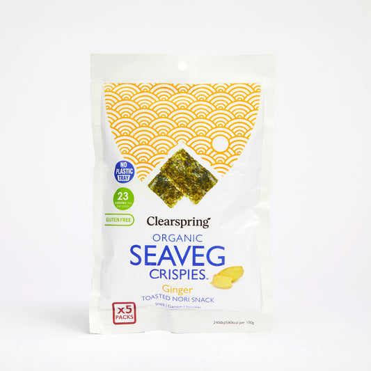 Seaveg Crispies Multipack Ginger GF (Org) 42108A
