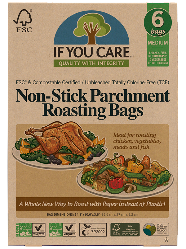 Unbleached Paper Roasting Bags 40591B