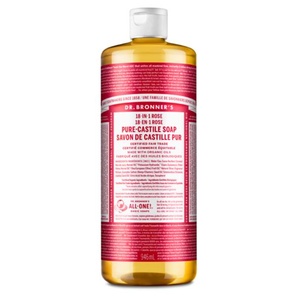 Rose Castile Liquid Soap (Org) 40276A