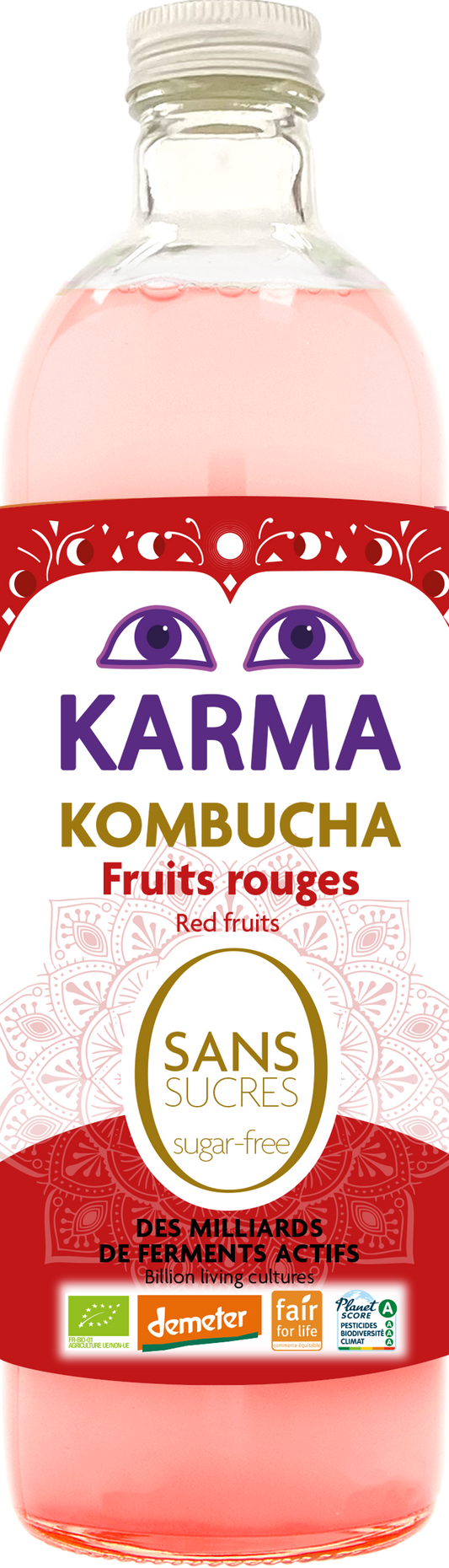 Red Fruits Kombucha Zero Sugar (Org) 49909A