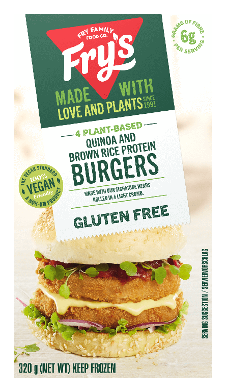 Rice Protein & Quinoa Burgers 42954B
