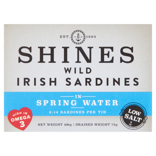 Wild Irish Sardines in Spring Water 48643B