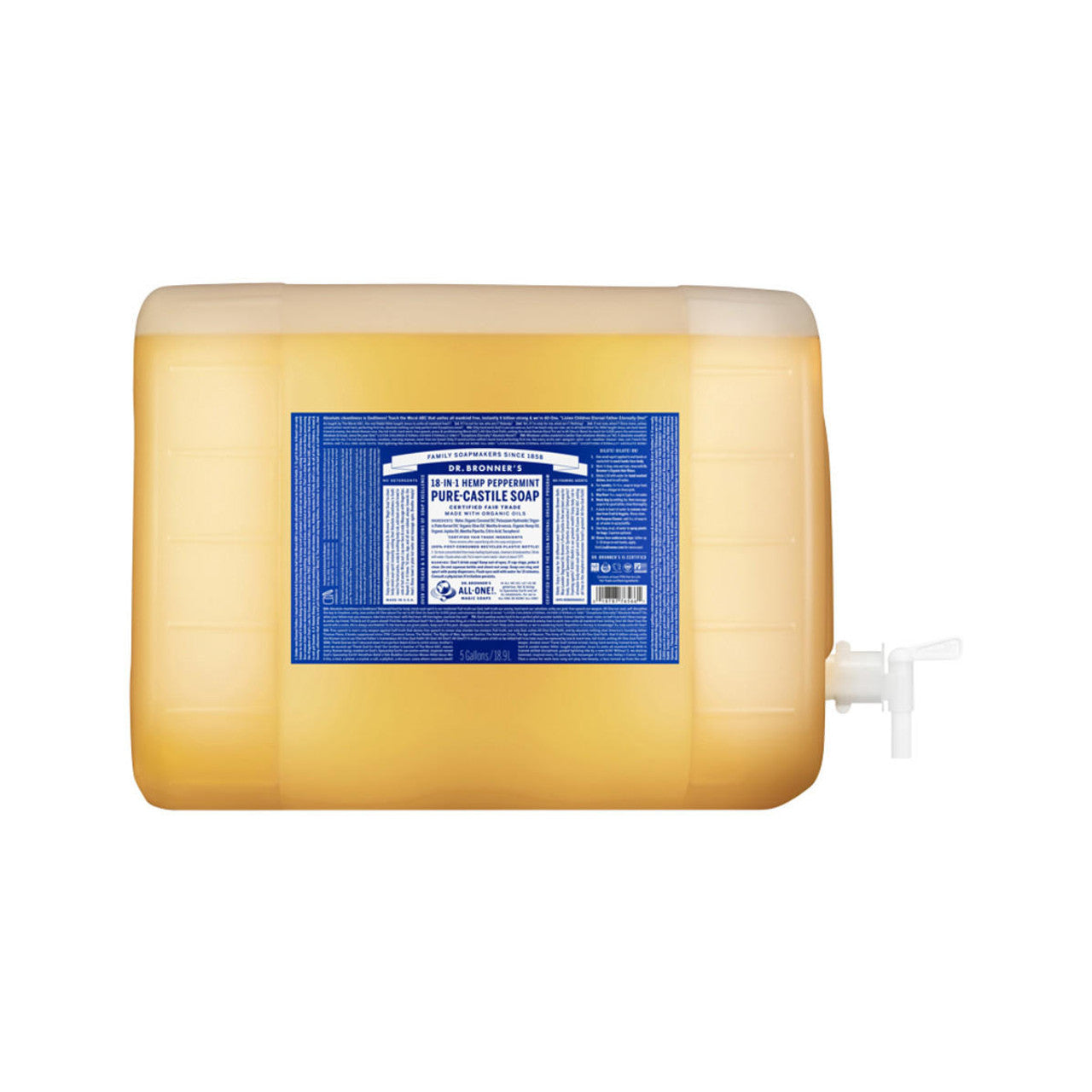 Peppermint Castile Liquid Soap (Org) 44800A