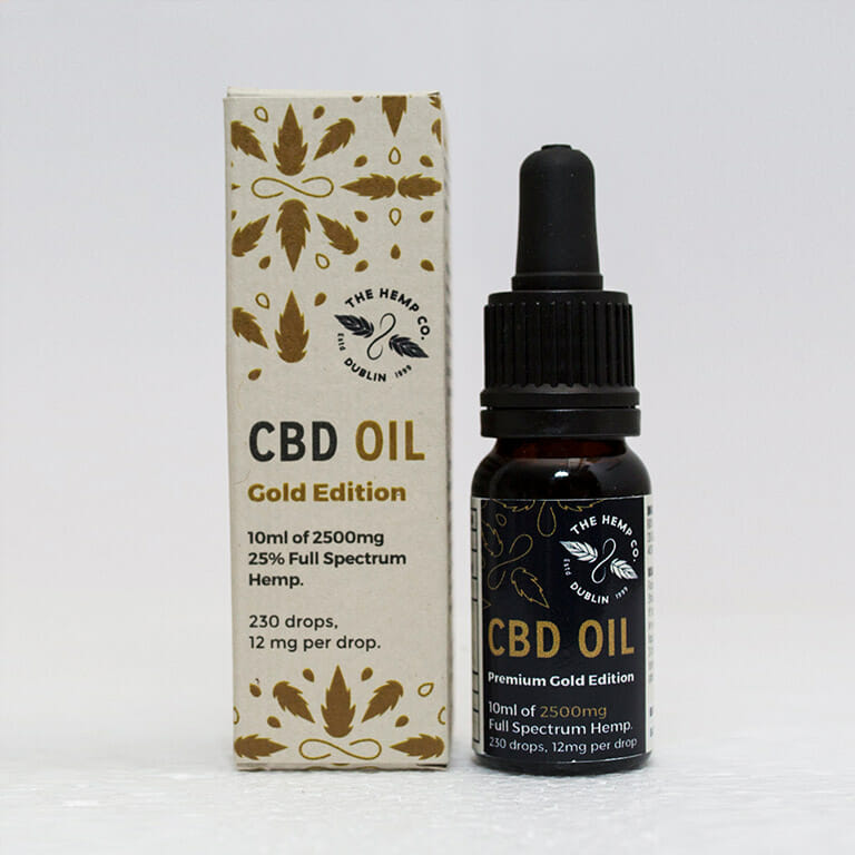 Whole Hemp CBD Oil Gold 25% 43044B