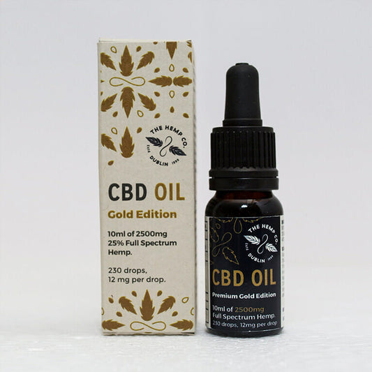 Whole Hemp CBD Oil Gold 25% 43044B