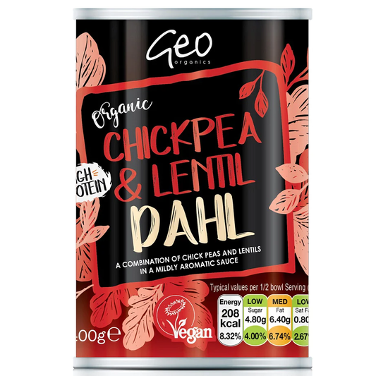 Chickpea & Lentil Dahl Tin (Org) GF 29447A