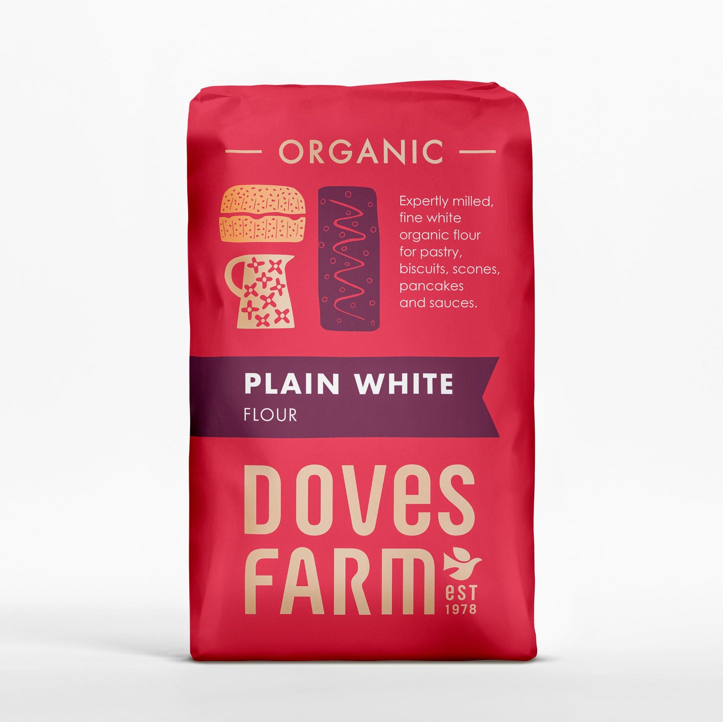 Plain White Flour (Org) 11101A