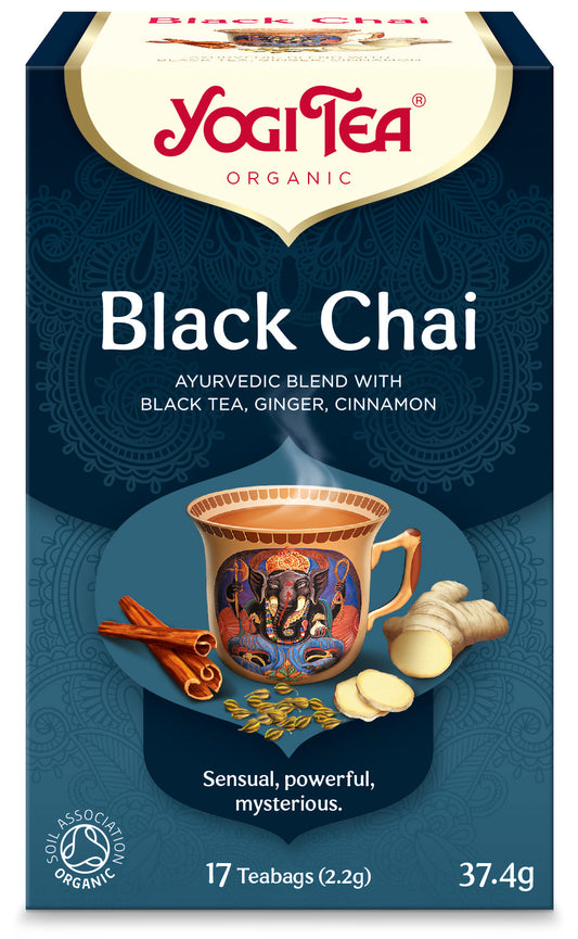 Yogi Black Chai Teabags (Org) 12146A