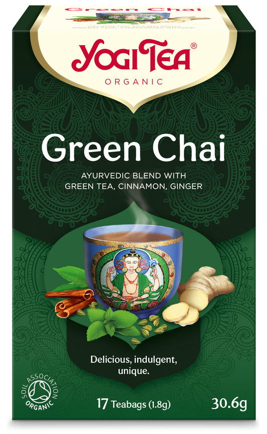 Yogi Green Chai Teabags (Org) 12159A