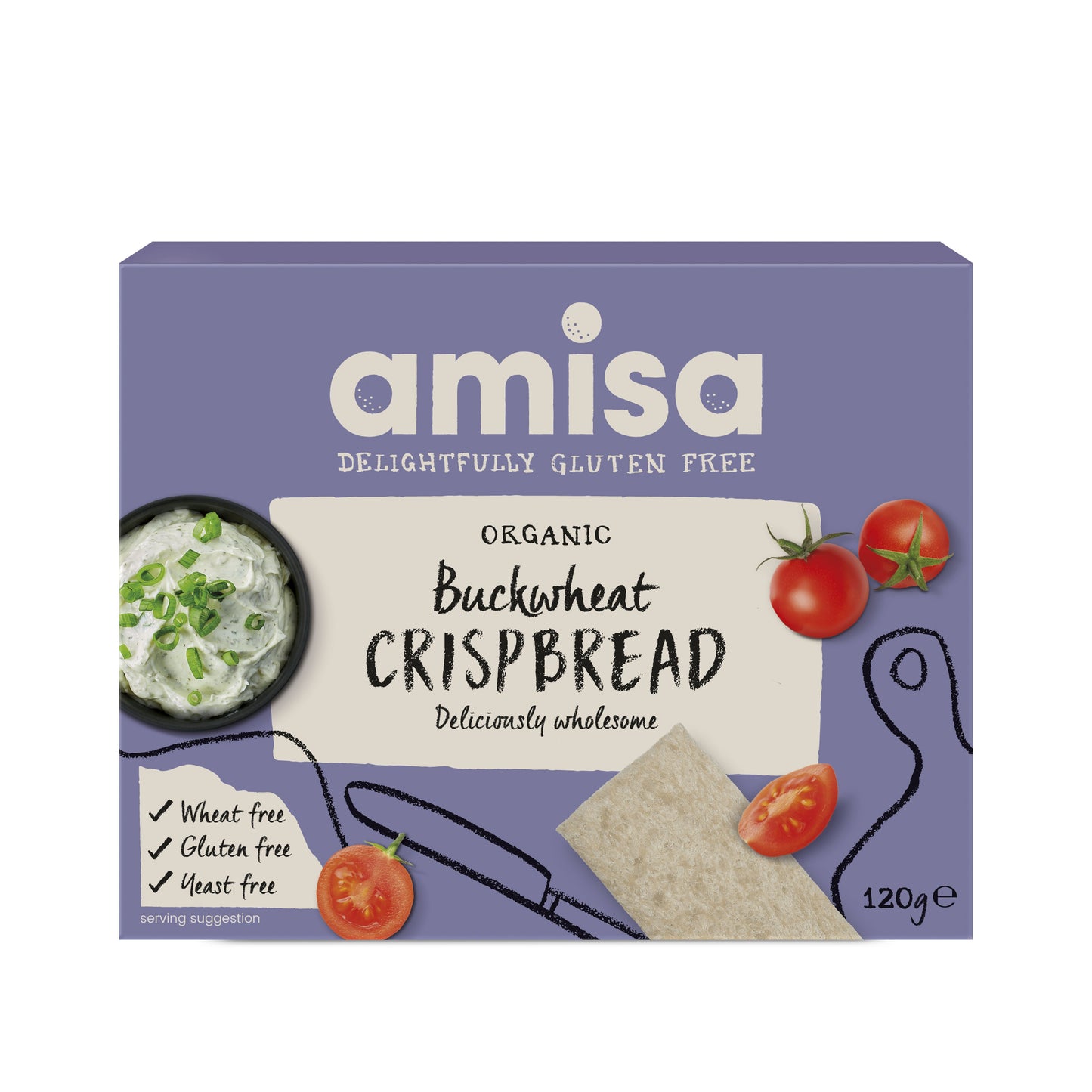 Buckwheat WholegrainCrispbread (Org) 16695A