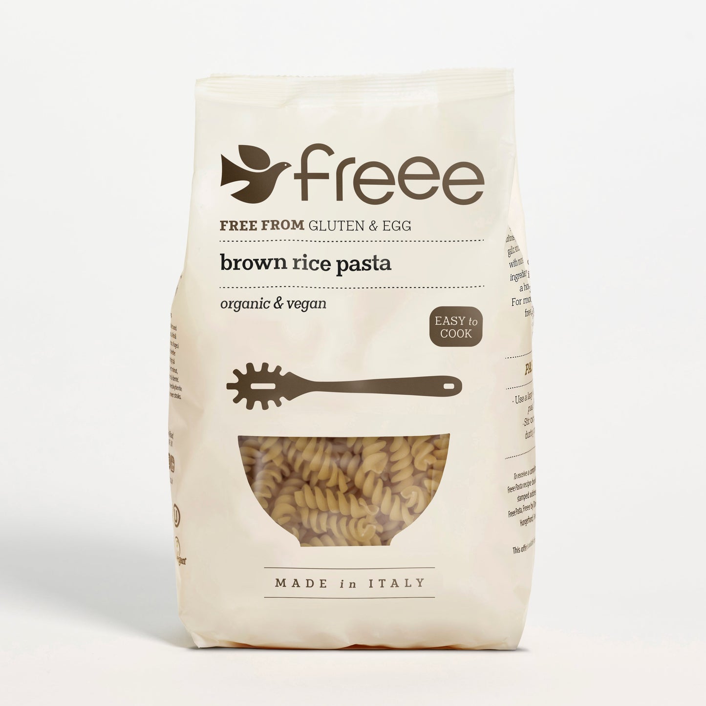 Brown Rice Fusilli GF (Org) 17606A