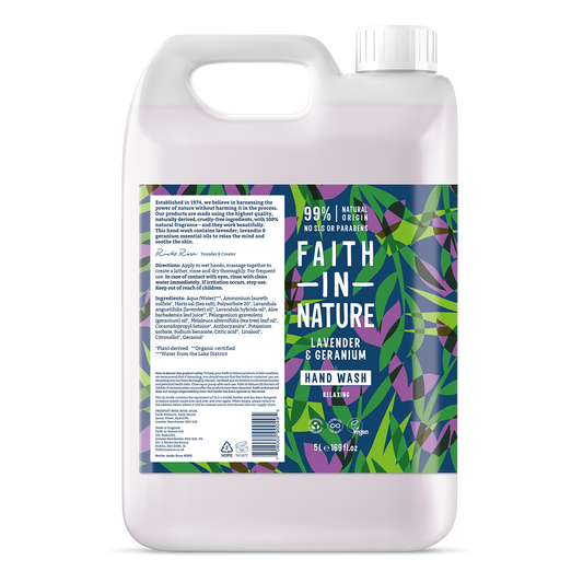 Lavender & Geranium Hand Wash (Org) 18180B