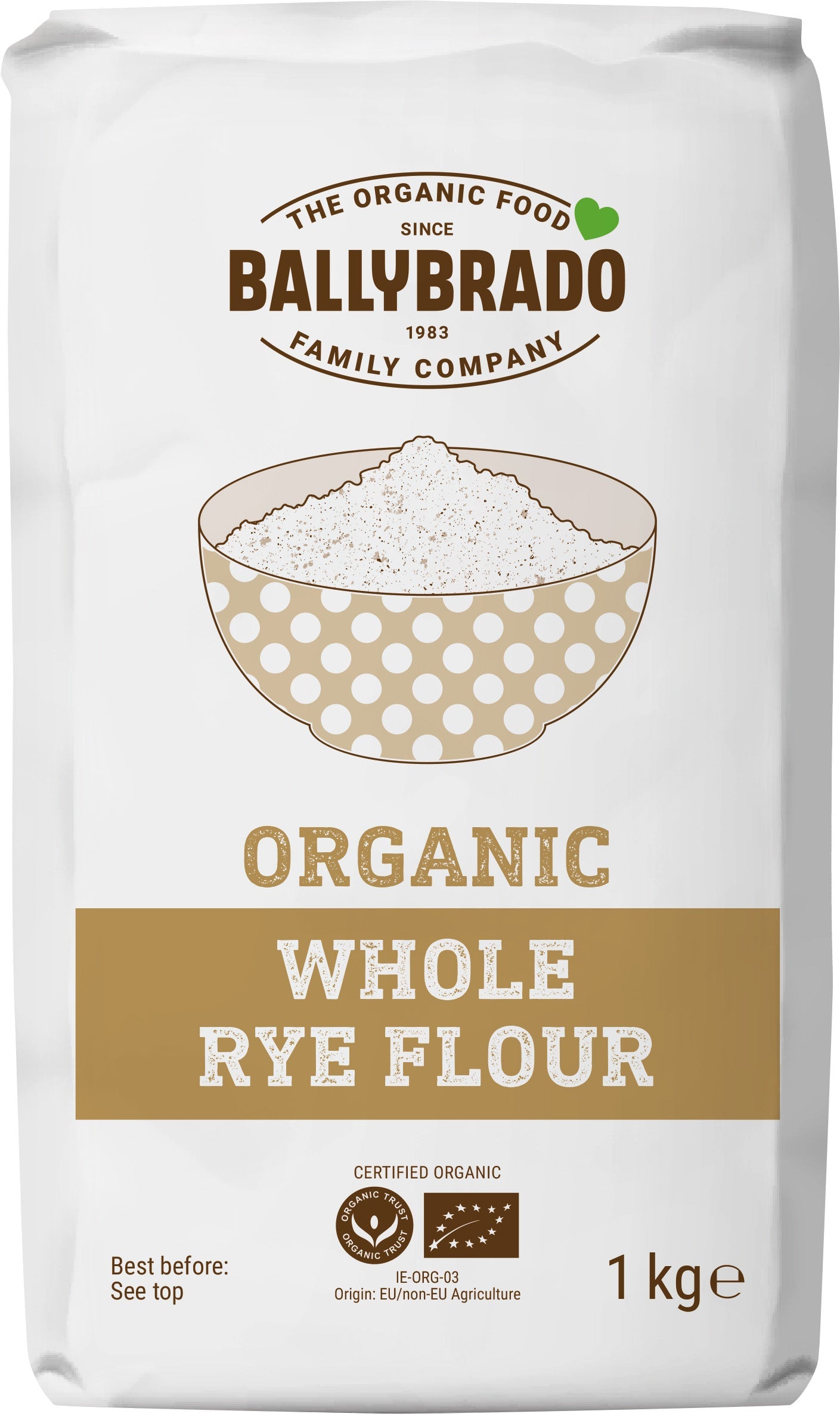 Rye Flour Fine (Org) 21621A