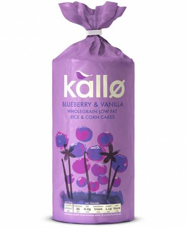 Bl'berry & Vanilla Rice & Corn Cakes 30790B
