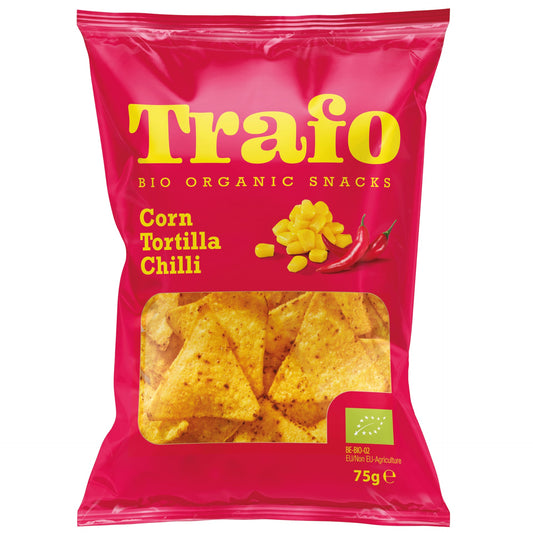 Tortilla Crisps Chilli (Org) 36322A