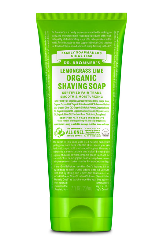 Lemongrass Lime Shaving Soap (Org) 40078A