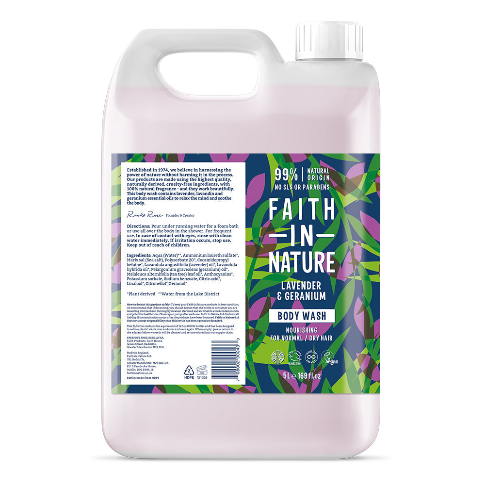 Lavender & Geranium Body Wash Bulk 43036B