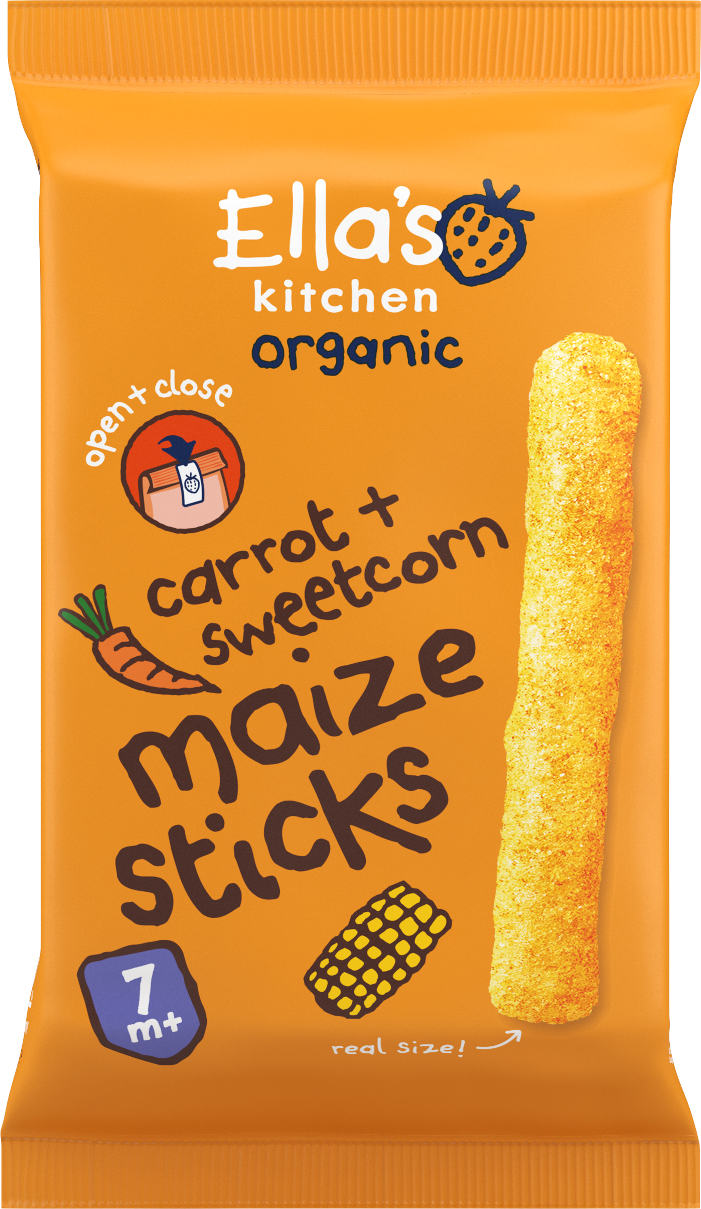 Sw/Cn+Carrot Melty Sticks 7m (Org) 43983A