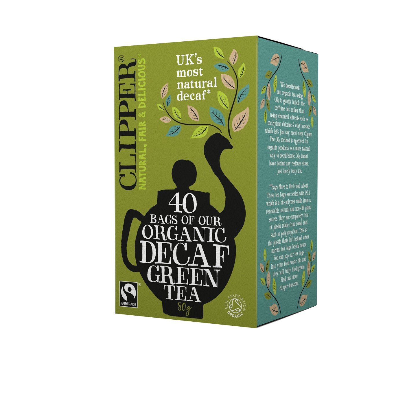 Green Tea Decaf (Org) 40 Bags 45090A